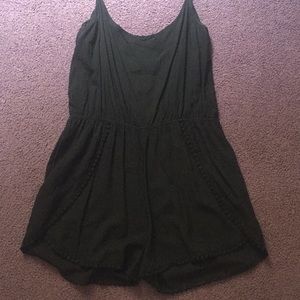 Black romper with detailing